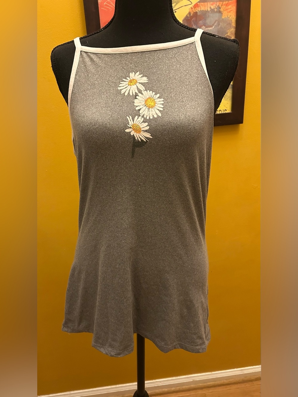 Forever 21 Sunflower Tank Top Size 1X